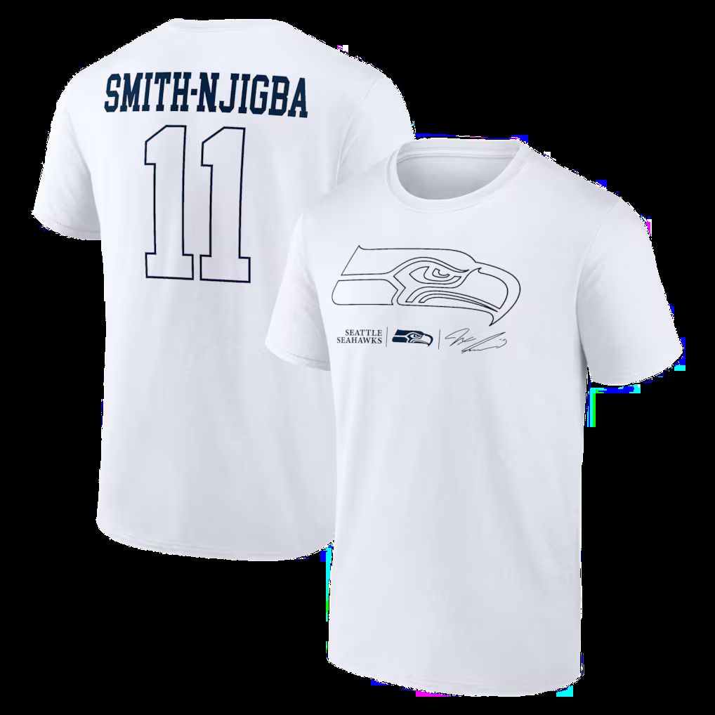 Men 2026 NFL Seattle Seahawks T-shirt white 02->nfl t-shirts->Sports Accessory